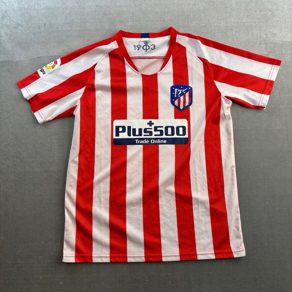Athletico Madrid La‎ Liga Home Soccer Jersey Adult Size S